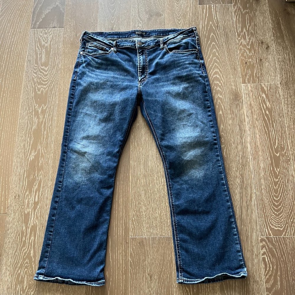 Silver Jeans Craig Bootcut Jeans — Medium Indigo Wash, Men's 40x30 Like New